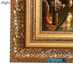 In-room view of Handwoven Carpet Wall Art Scenic Design room styling and scale