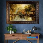 In-room view of Shanzelize Handwoven Carpet Tapestry RAR64 room styling and scale