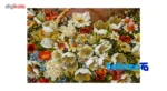 In-room view of TDJ Handwoven Carpet Wall Art Tulip Design room styling and scale