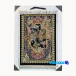 In-room view of Handmade Carpet Wall Art Bird Design room styling and scale