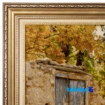 In-room view of Si Persia Handwoven Tapestry Autumn Landscape Art room styling and scale