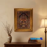 In-room view of NKP Handwoven Silk Carpet room styling and scale