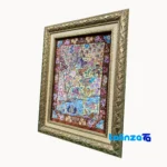 In-room view of Komeh Handwoven Carpet Tapestry Scenic Design room styling and scale