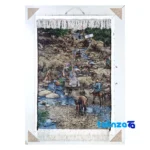 In-room view of Handmade Carpet Wall Art Miniature Design Silk room styling and scale