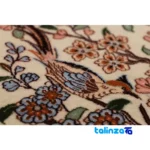 In-room view of Handwoven Carpet Wall Art Hunting Scene room styling and scale