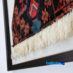 Side view of Carpinus Handwoven Tapestry Woman Design profile and structure