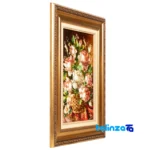 In-room view of Si Persia Handwoven Tapestry Floral Design room styling and scale