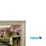 In-room view of Handmade Design Machine-Woven Carpet Old Alley Art room styling and scale