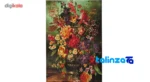 In-room view of Negar Razavi Brand Machine-Woven Tapestry Floral Design room styling and scale