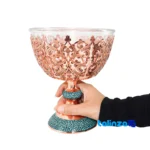Serving view of Magnificent Art Turquoise Inlaid Seven Piece Nut Bowls Set snack bowl idea