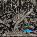 Side view of Faakher Copper Handicraft Engraved Panel Baharestan profile and structure