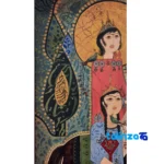 Side view of Katayun Abadi Painting Lovers Impressionism profile and structure