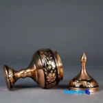 Diamond Cut Copper Chocolate Bowl L03 profile and structure (Side view)