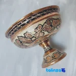 Top view of ZH267 Copper Bowl with Silver Inlay package opening