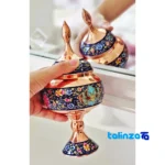 Pardaz Copper Chocolate Bowl JR-gold23 profile and structure (Side view)