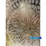 Star Copper Tray with Tin Finish - Side view showing profile and structure