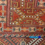 Turkmen Handwoven Rug 6.2 Square Meters - In-room view showing room styling and scale