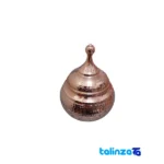 Zanjan Copper Chocolate Bowl Domed Design - Side view showing profile and structure