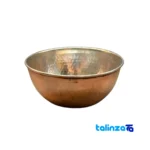 Zanjan Copper Bowl Hammered Design profile and structure (Side view)