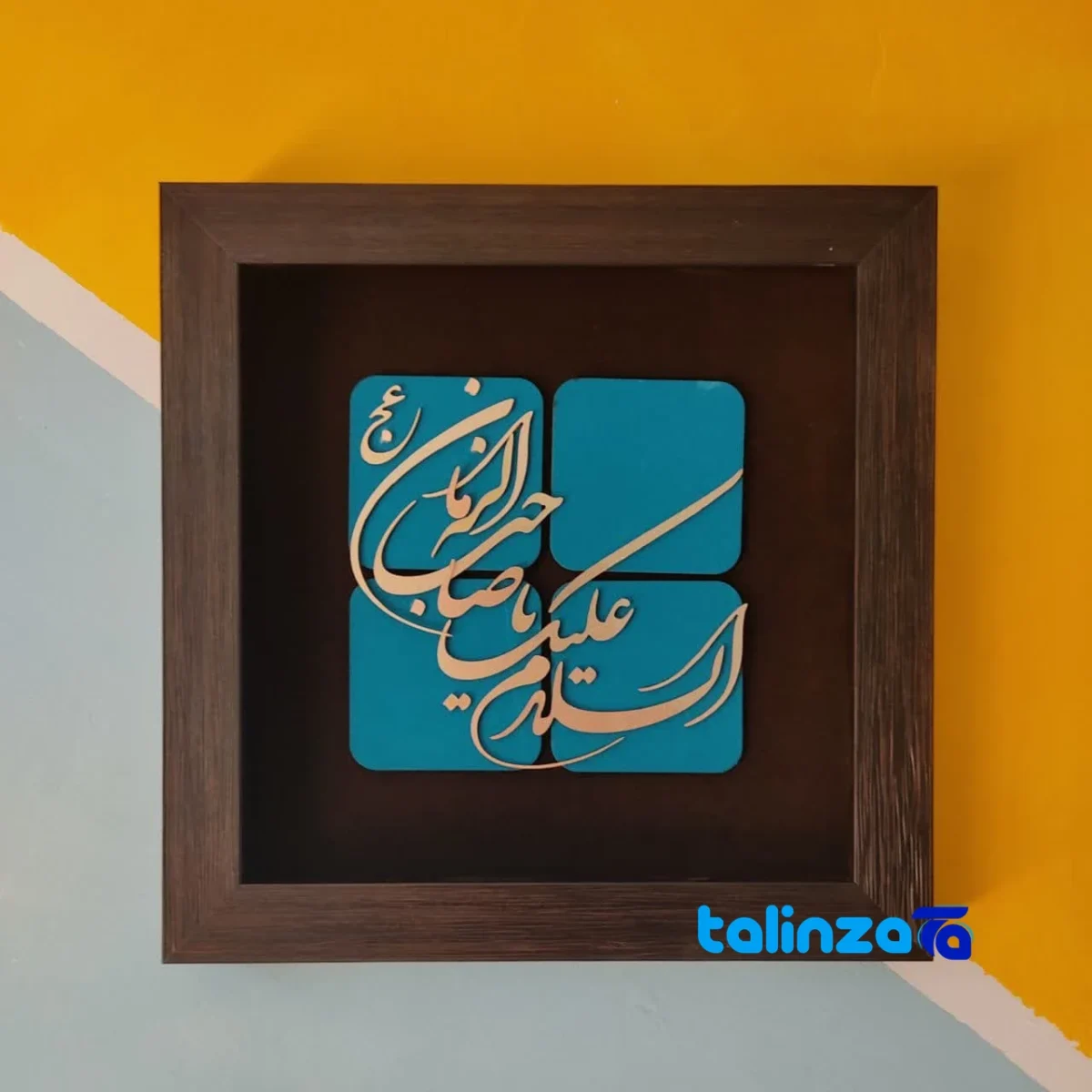 Artisan Copper Mosaic Wall Decor Unique Design profile and structure (Side view)