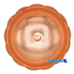Copper Chocolate Bowl Tripod Model profile and structure (Side view)