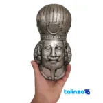 Sasanian Shapur Bust Sculpture Traditional Design - Side view showing profile and structure