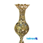 Side view of Brass Decorative Planter Model H-1202 profile and structure