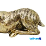 Maral Brass Decor Set - Elegant Design - Side view showing profile and structure