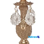 Brass Candle Holder Set H-1347 Elegant Design package opening (Top view)