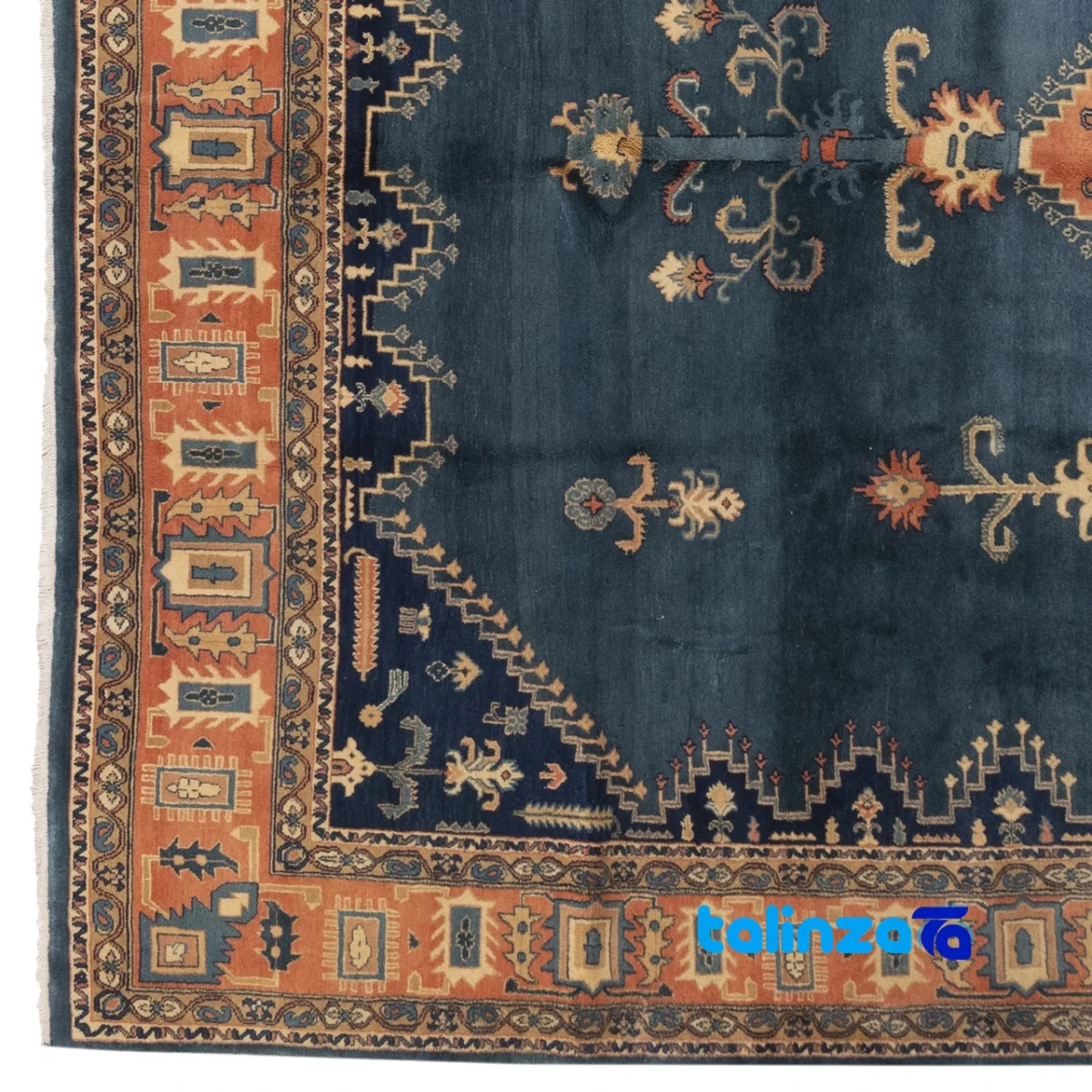 C Persia Handwoven Rug Elegant Design - In-room view showing room styling and scale