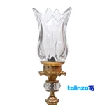 Emperor Brass Candle Holder Set of Two profile and structure (Side view)