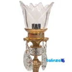 Emperor Brass Candle Holder Set of Two profile and structure (Side view)
