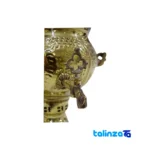 Brass Charcoal Samovar Model Tupi 30x30x40 cm profile and structure (Side view)