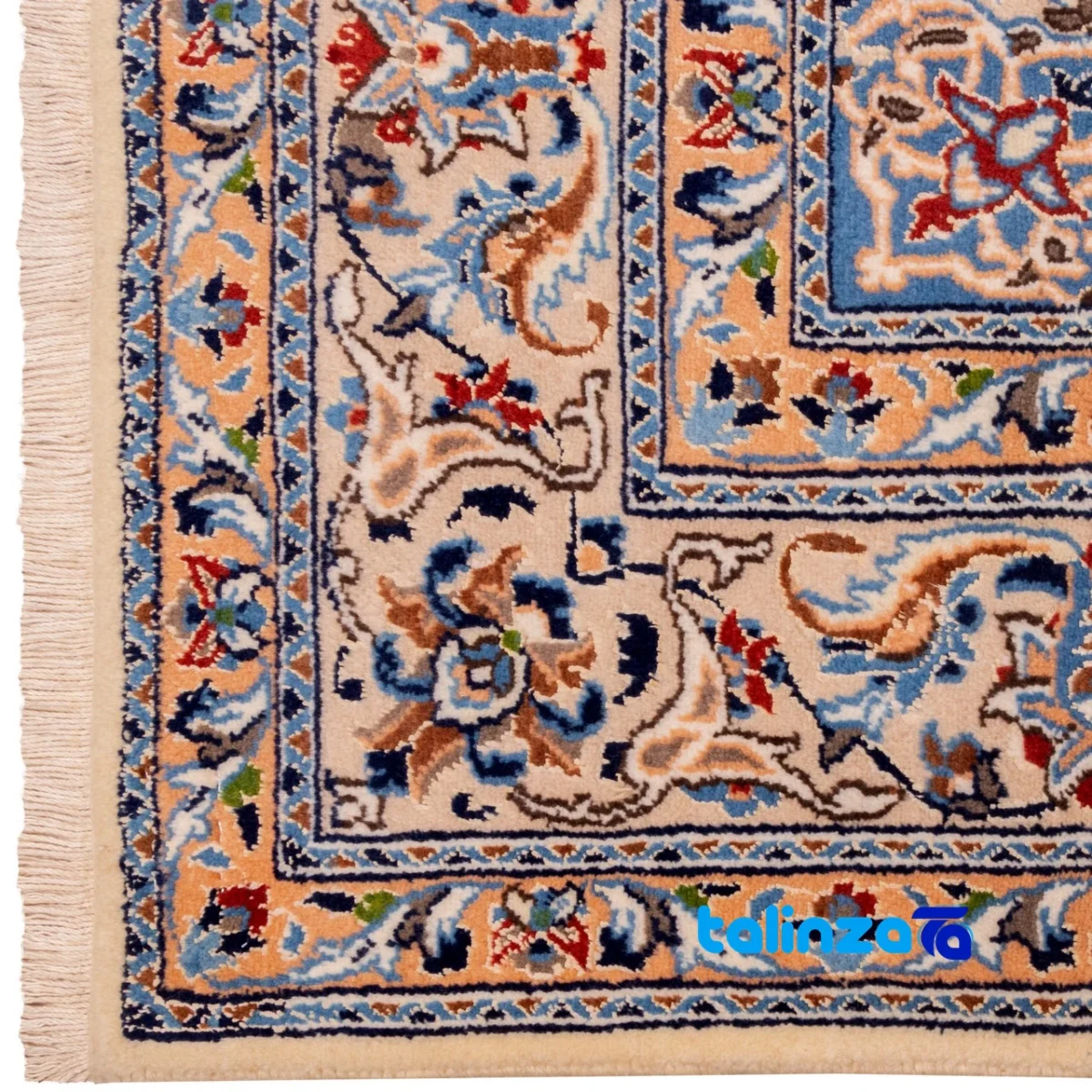C Persia Handwoven Rug Unique Design - In-room view showing room styling and scale