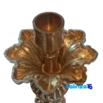 Brass Candle Holder Set H-1335 Elegant Design profile and structure (Side view)