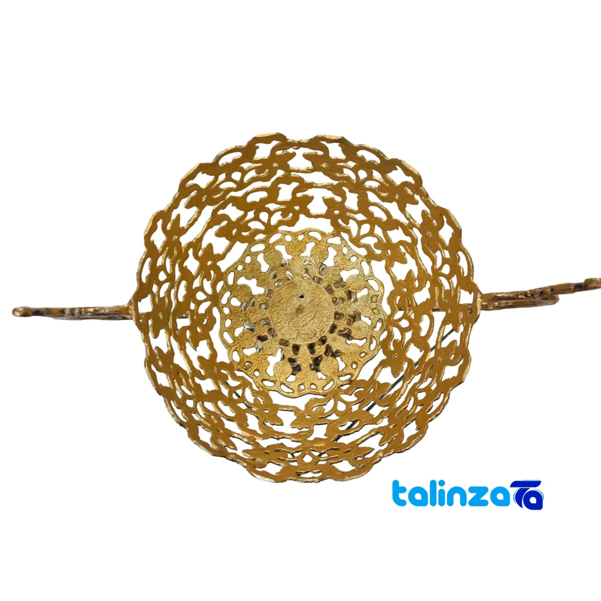 Side view of Bronze Fruit Bowl A118 Stylish Design profile and structure