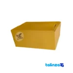 Side view of Sim Jalilian Brass Sweet Dish Golden Look box profile and sealing