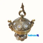 Bronze Candy Dish G107 - Elegant Design profile and structure (Side view)