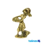 Brass Sailor Figurine H-1130 Decorative Set of 6 package opening (Top view)