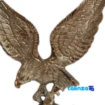 Eagle Brass Statue Model H-1319 - Side view showing box profile and sealing