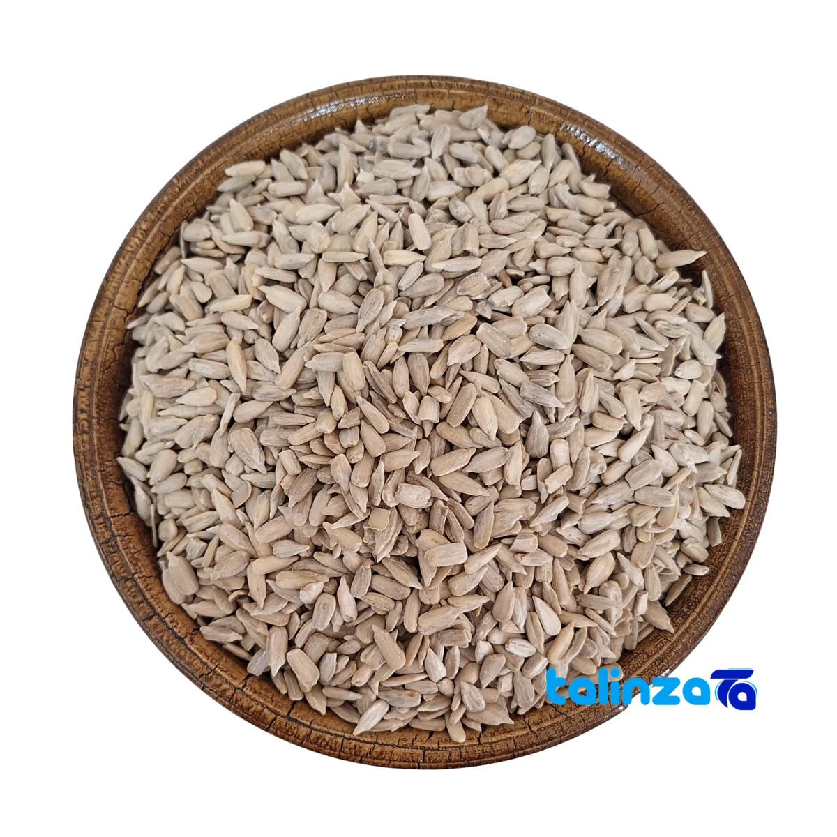 Side view of Sunflower Seeds Roasted Salted Snack 1000 grams profile and structure