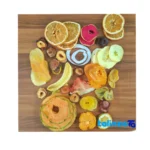 Mixed Dried Fruits - Organic Delight None - Side view showing profile and structure