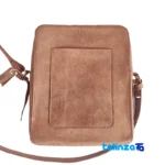 Sepanta Handcrafted Bag Unique Design - Side view showing profile and structure