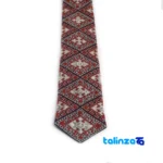 Side view of Maj09 Handcrafted Men's Tie Traditional Baluchi Style box profile and sealing
