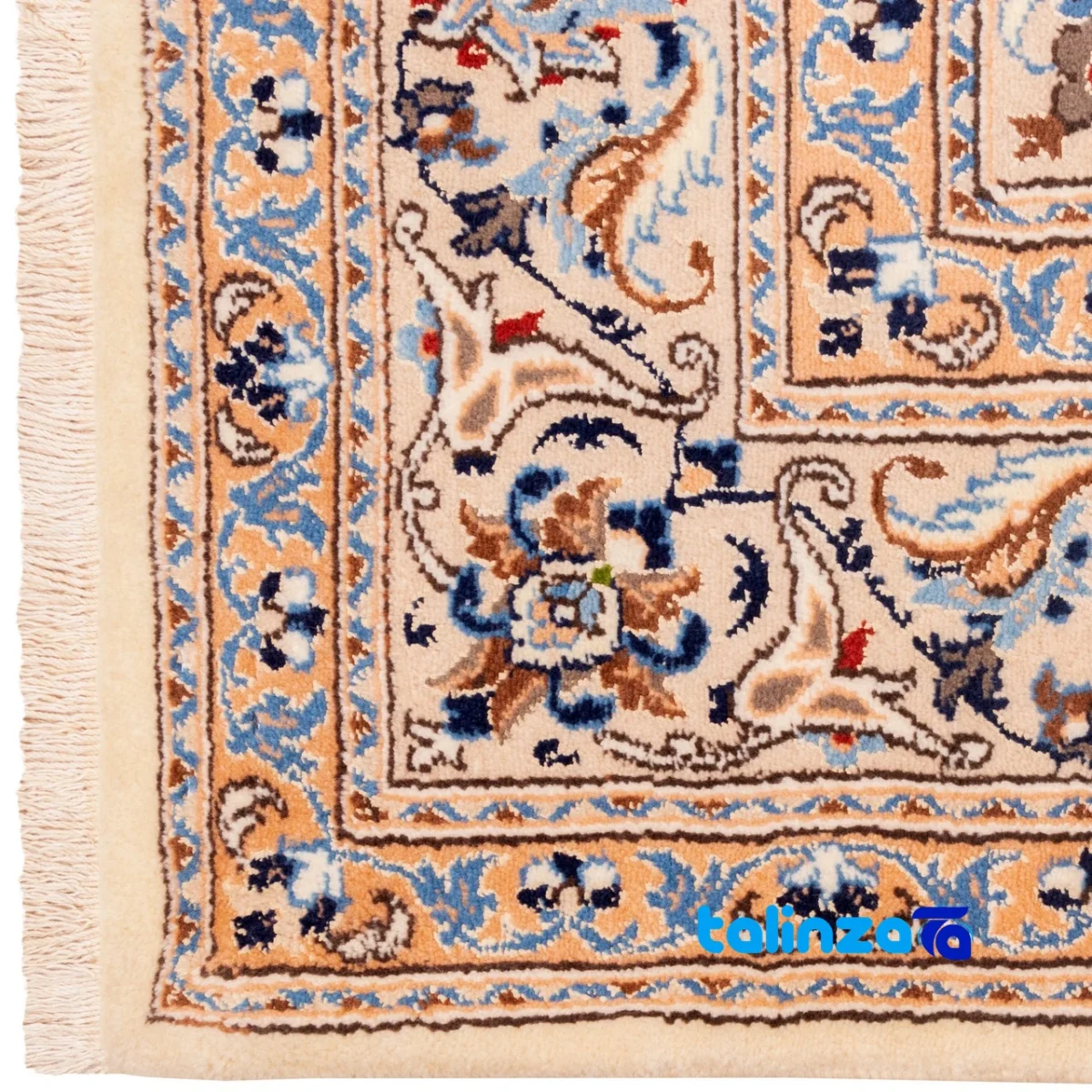 Room setting of C Persia Handwoven Carpet Unique Design floor placement example