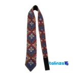Parizad Tie Bloch Design Unique Style - Side view showing profile and structure