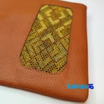 Jok Handcrafted Leather Men's Bag profile and structure (Side view)