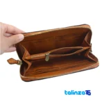 Khatoon Handmade Women's Handbag - Side view showing profile and structure