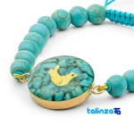 Altin Honar Handmade Jewelry Set - Bird Design - Side view showing profile and structure