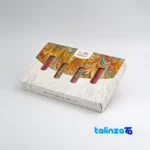 Aghile Super Negin Saffron Gift Set with Cardamom and Rose - Side view showing box profile sealing
